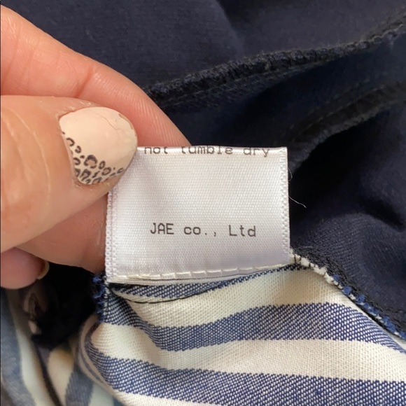 Storets Navy Mia Stripe Mix Jacket - Picture 8 of 9